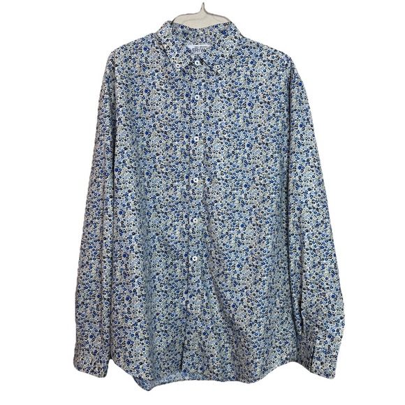 Nick Graham Other - Nick Graham Everywhere Floral Slim Fit Long Sleeve Button Up Shirt Men's Large